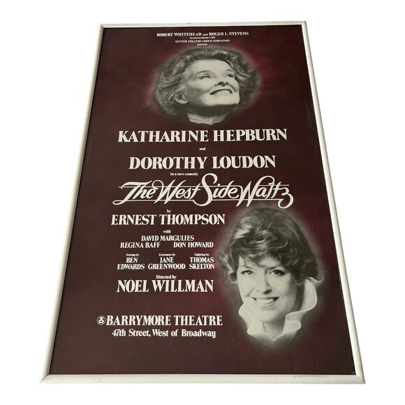 VTG Broadway Poster – *The West Side Waltz* Katharine Hepburn – 1981 - Picture 1 of 4